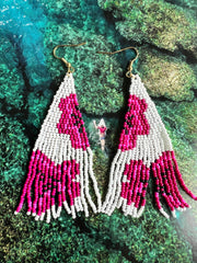 LEILANI FRINGE Beaded Earrings| Miyuki Seed Beads (New) - Honorooroo Lifestyle