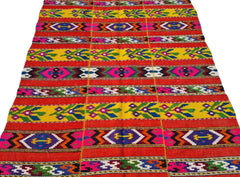 AUTHENTIC COLORFUL KILIM|Flat Weave| Vintage| Hand-Woven| Area Rug| 7’ x 4’ - Honorooroo Lifestyle
