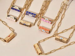 COSMIC Love Necklaces| Boxy Gold Chain NEW - Honorooroo Lifestyle