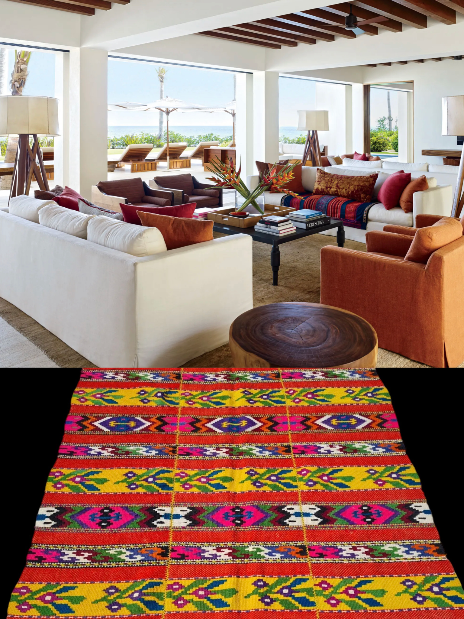 AUTHENTIC COLORFUL KILIM|Flat Weave| Vintage| Hand-Woven| Area Rug| 7’ x 4’ - Honorooroo Lifestyle