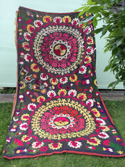 SOLD‼️Amazing VintageSilk Uzbek Tablecloths, Suzani Embroidery - Honorooroo Lifestyle