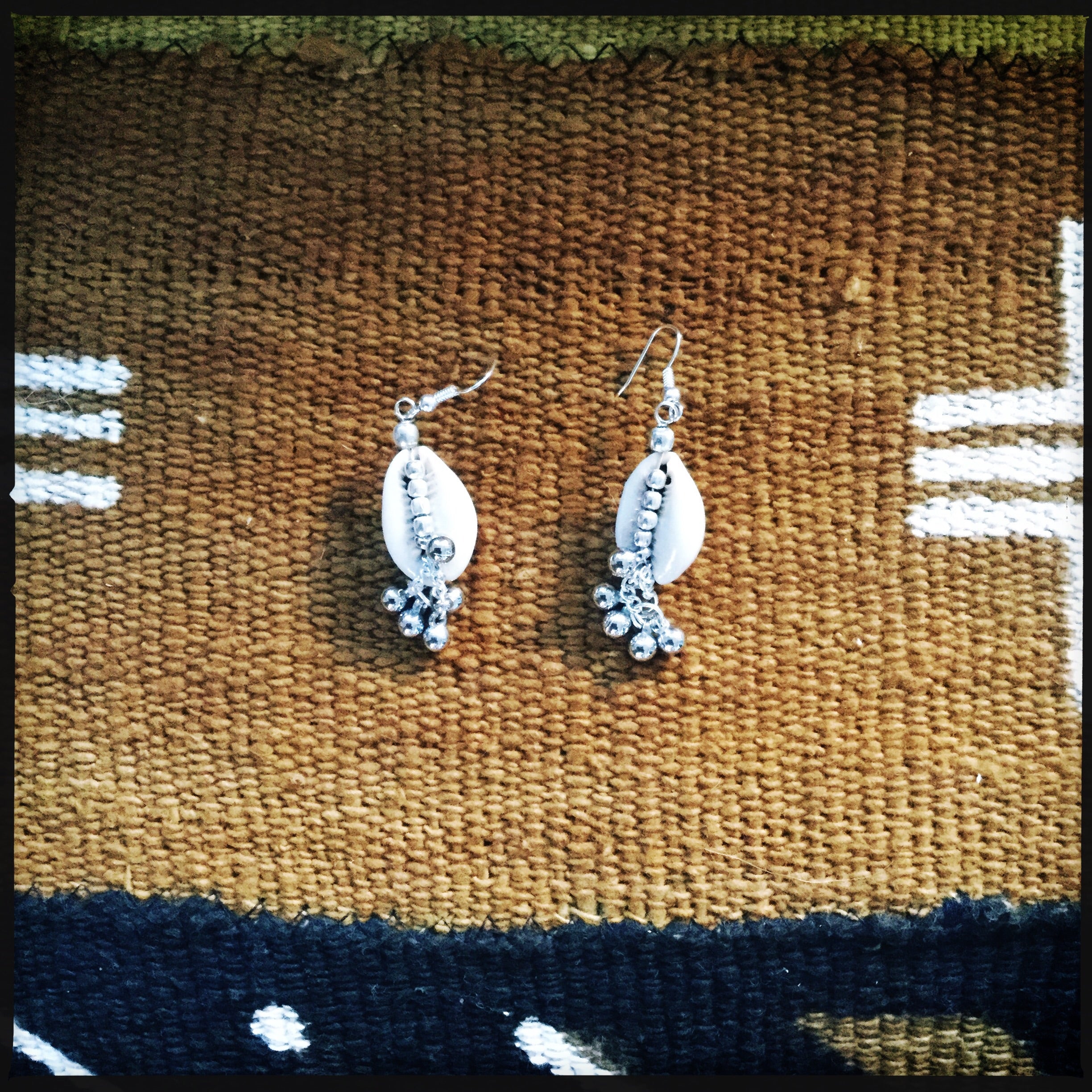 COWRY SHELL EARRINGS| Boho gypsy style| Natural Shell Jewelry| - Honorooroo Lifestyle