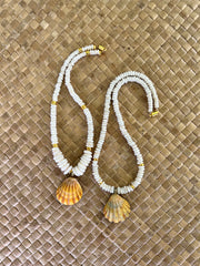Hawaiian SUNRISE & PUKA Shell Necklace|LEILANI - Honorooroo Lifestyle