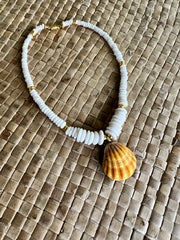 Hawaiian SUNRISE & PUKA Shell Necklace|PUKALANI - Honorooroo Lifestyle